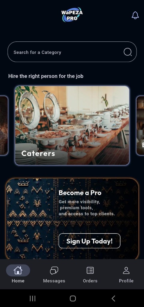 WaPeza Pro Mobile App